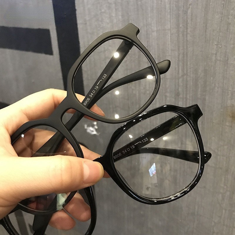Kính mắt chống tia UV chống ánh sáng xanh kiểu retro cổ điển cho nam có thể dùng làm kính cận