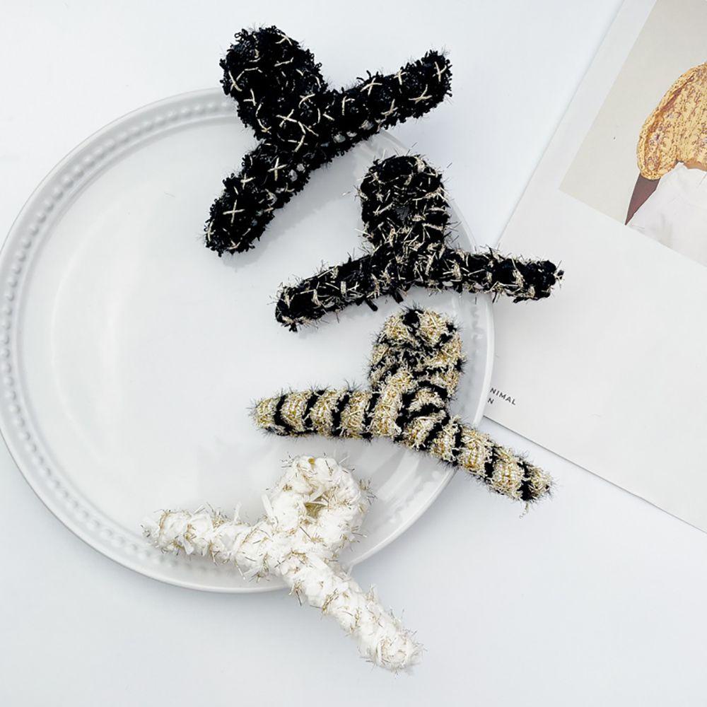 Kẹp Tóc Càng Cua Lớn Bằng Vải Bông Cho Nữ WMES15H