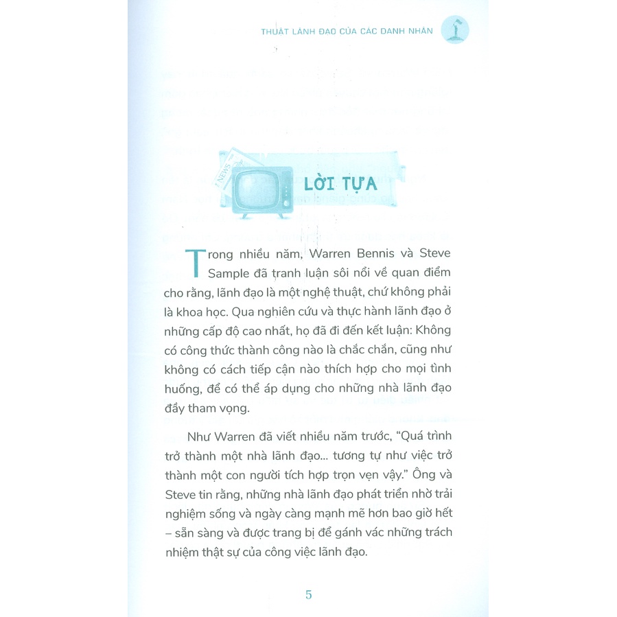 Sách - Thuật Lãnh Đạo Của Các Danh Nhân - VLG