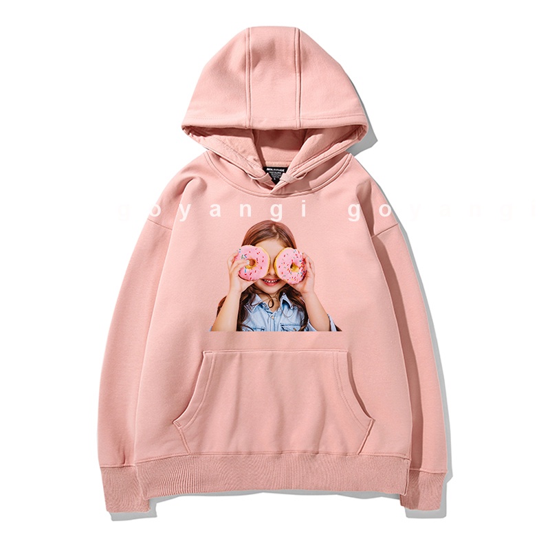 Áo Hoodie GYG Unisex Donut Girl Form Rộng Oversize Phong Cách Hàn Quốc