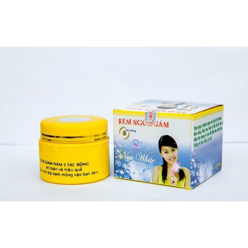 KEM NEW WHITE NÁM 3 TÁC DỤNG HOA VIỆT
