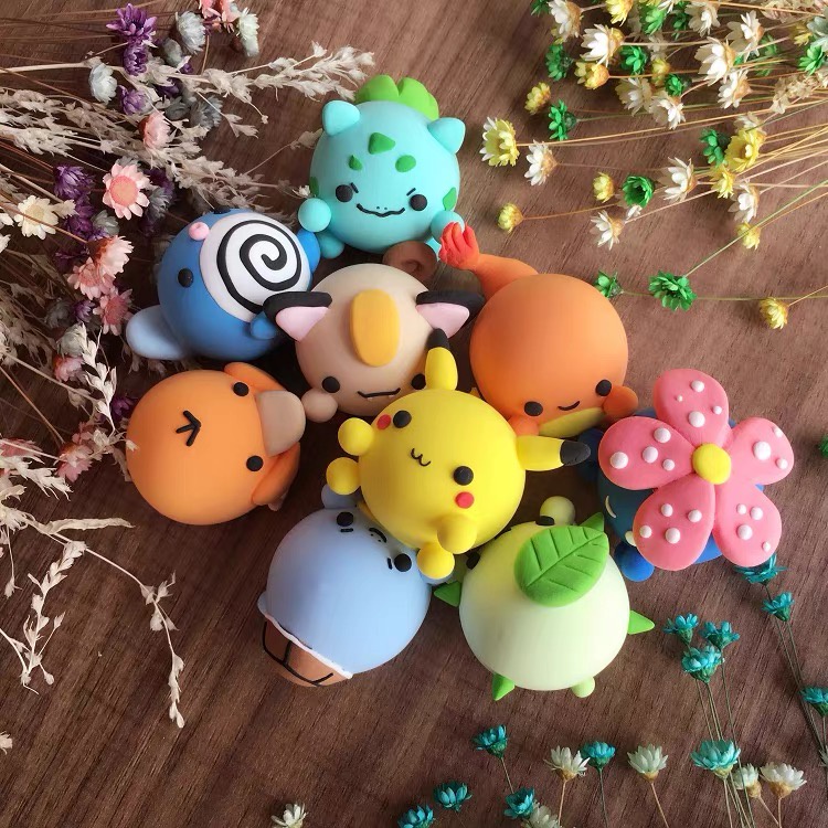 12/24/36 màu Đất sét siêu nhẹ với nhiều màu