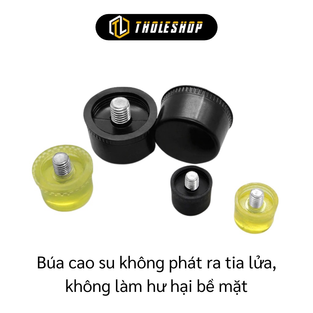 [SGD] Búa Cao Su - Búa 2 Đầu Không Phát Ra Tia Lửa, Cán Búa Làm Từ Sắt Cho Độ Bền Cao 6231