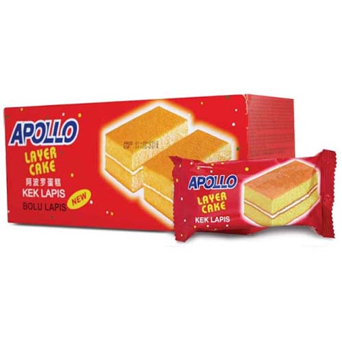 Bánh Bông Lan Mềm Apollo Hương 2 Vị Tuổi Thơ 360g