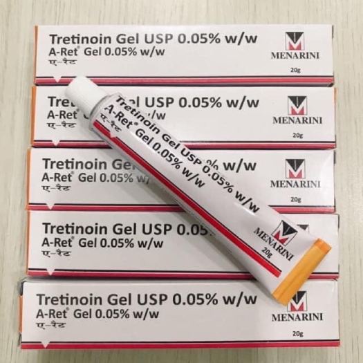 Gel Giảm Mụn, Mờ Thâm, Chống Lão Hoá Menarini Tretinoin USP Aret Ấn Độ