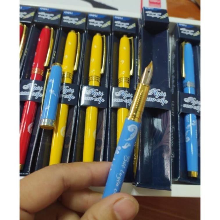 Bút máy viết chữ đẹp cao cấp Deli - Tặng kèm ngòi