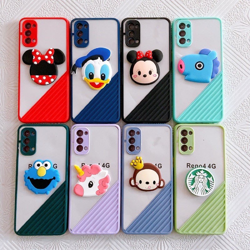 Ốp hình thú nổi Oppo Reno 4 4G