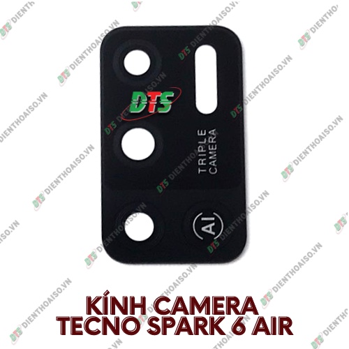 Kính camera tecno Spark 6 Air kèm keo dán