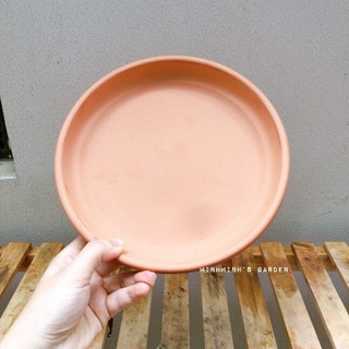 Dĩa lót chậu đất nung (nhiều kích thước)