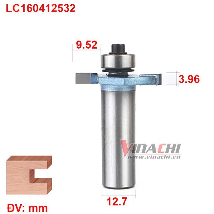 MŨI CUỐC 2 CÁNH BI LC1604 TIDEWAY CỐT 12.7MM ( CÁI )