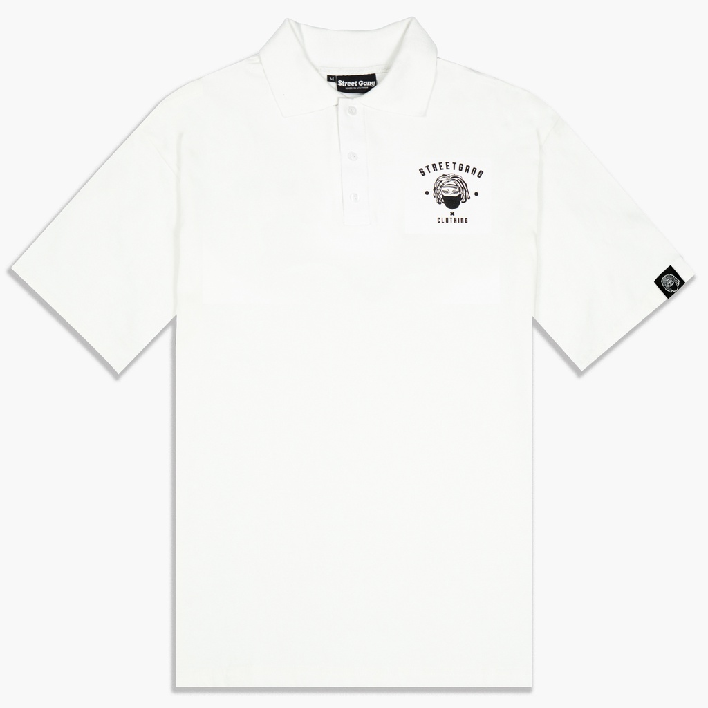 Áo Polo basic - Trắng - Street Gang