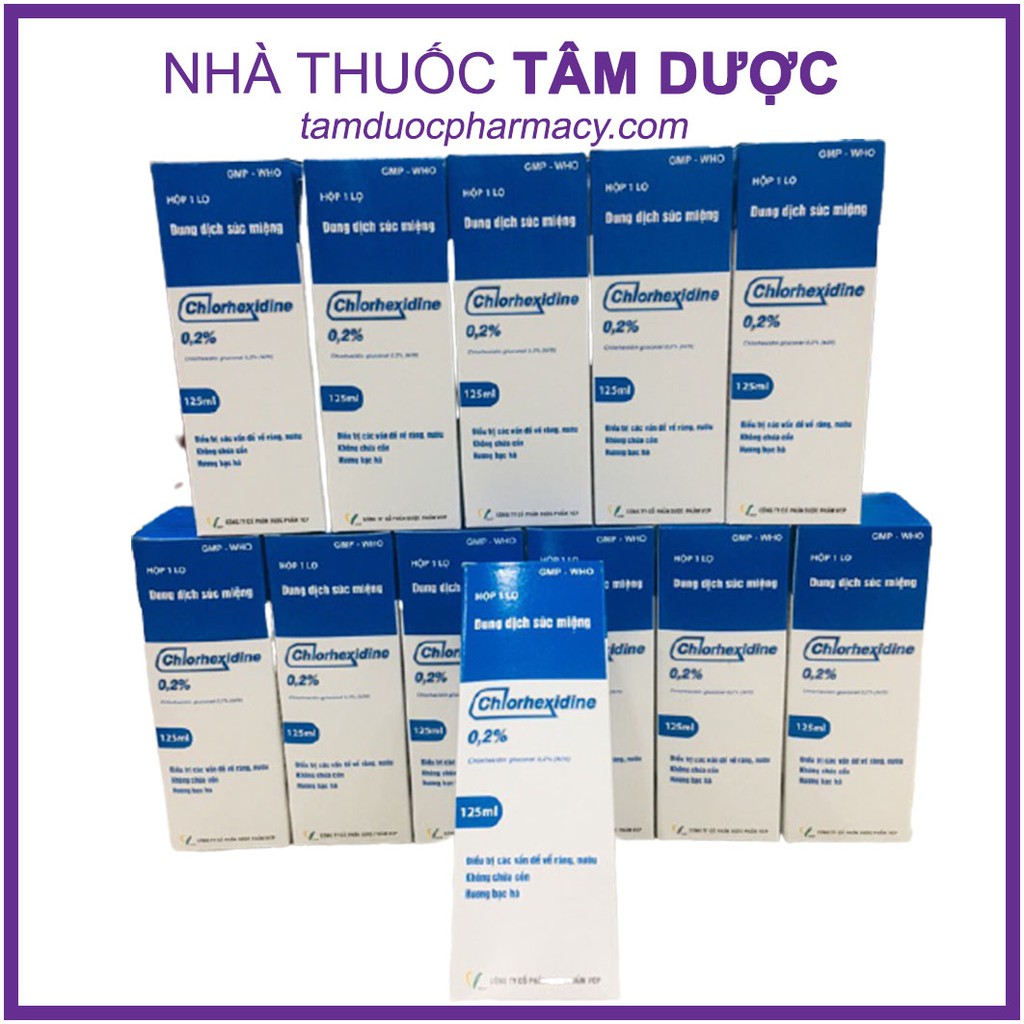 Nước súc miệng sát khuẩn chlohexidine 0,2% cho mùa covid 19