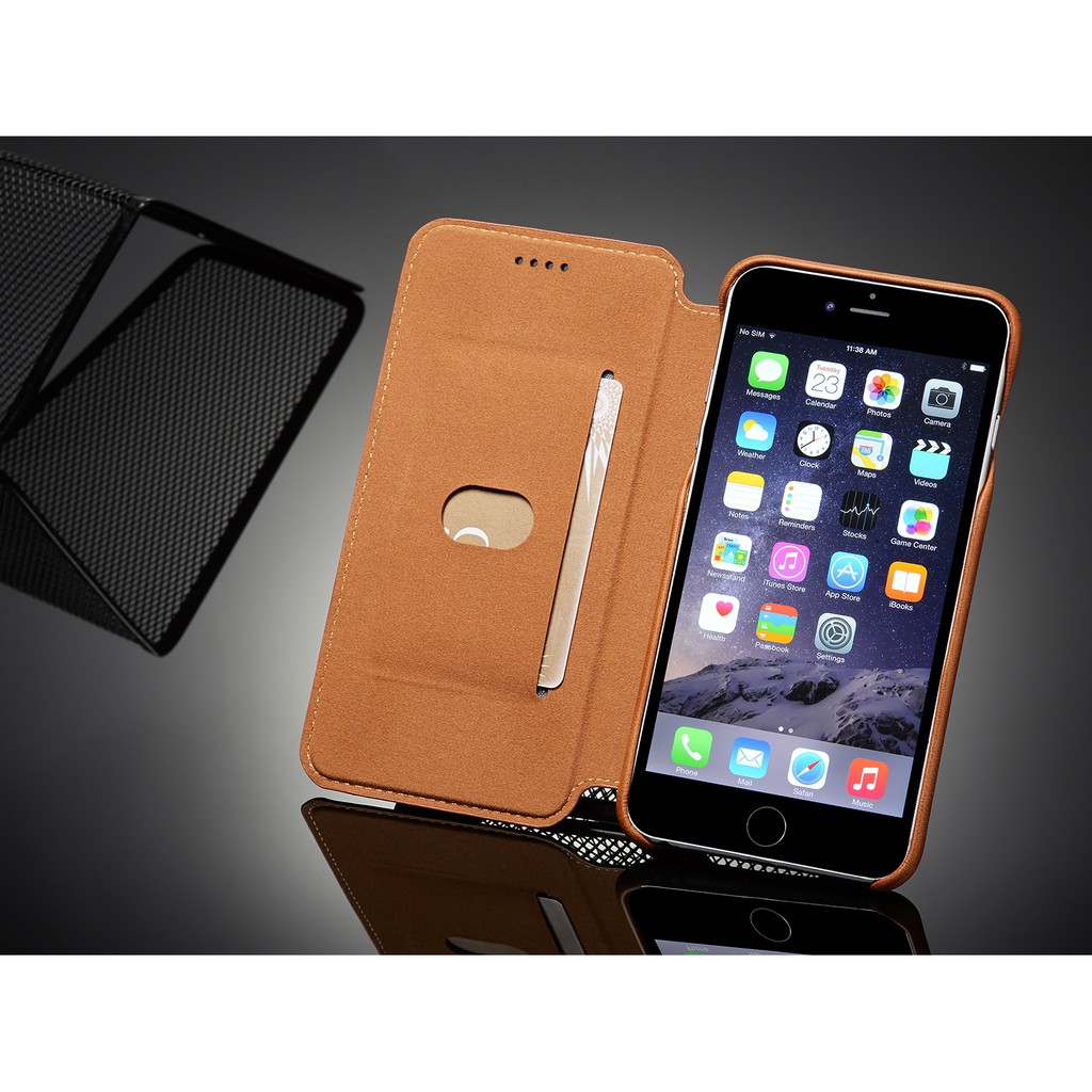 Ốp điện thoại có nắp đậy màu sắc bắt mắt cho IPHONE 6 6S 7 8 PLUS | BigBuy360 - bigbuy360.vn
