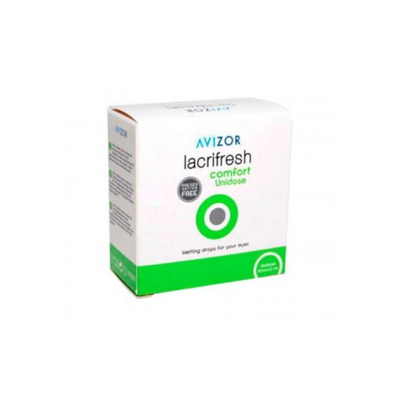 Nước mắt nhân tạo không chất bảo quản Avizor comfort Lacrifresh Unidose 0.4ml*20tuýp