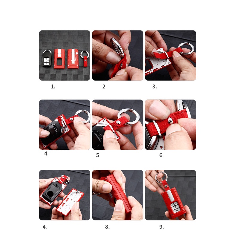 Vỏ ABS Đựng Chìa Khóa Điều Khiển Từ Xa Cho Honda Civic Accord CR-V City HRV JAZZ 2018-2019 Giá Đỡ