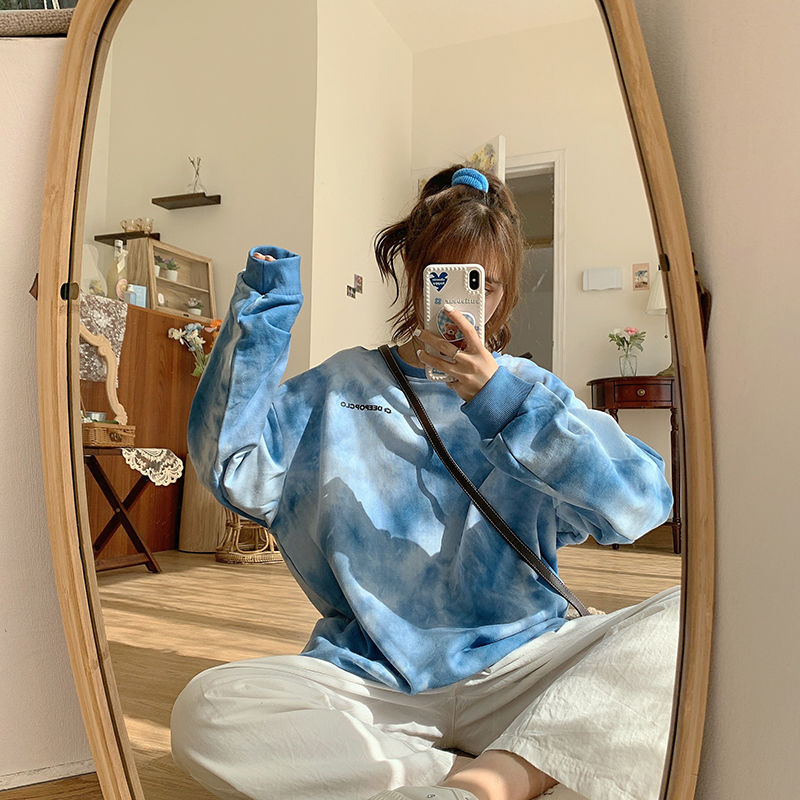 Áo Sweater Tay Dài Dáng Rộng Thời Trang Dành Cho Nam Và Nữ