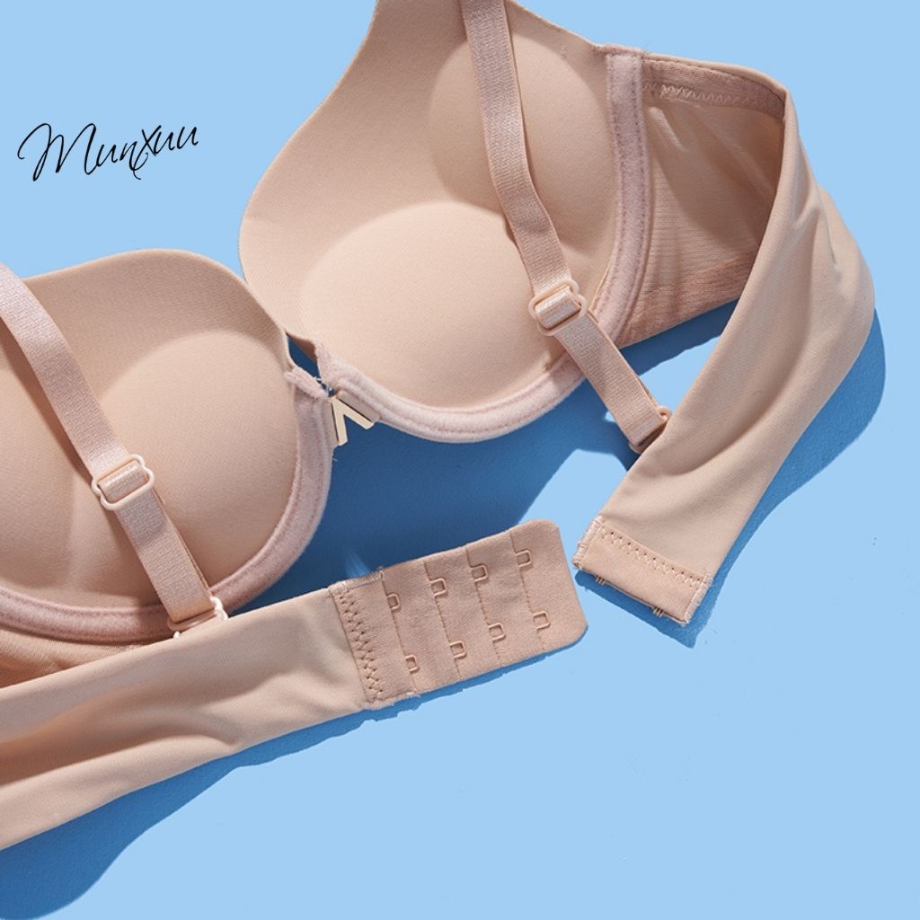 Áo lót nữ đúc su Munxuu đệm dày có gọng mềm mại siêu nâng ngực - AV28