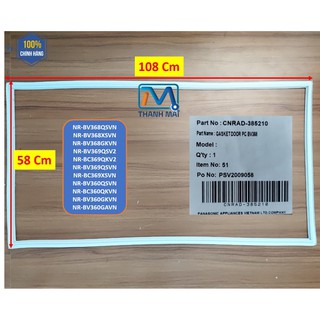 Ron ngăn mát tủ lạnh panasonic bv368 // bv369 // bv360