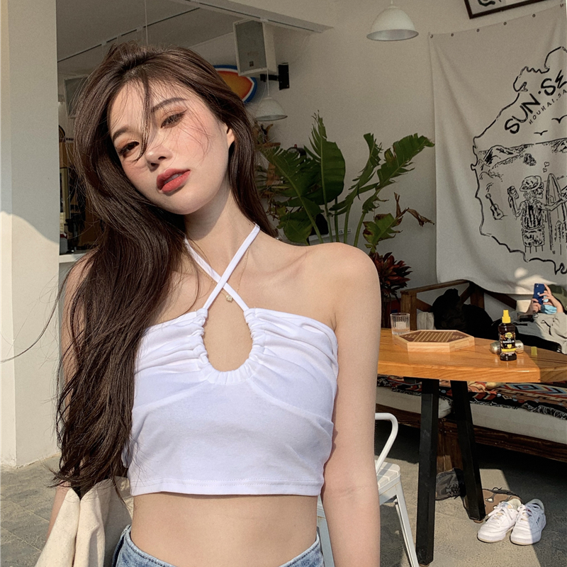 Áo Dây Nữ Cộc Tay Hở Eo Quyến Rũ