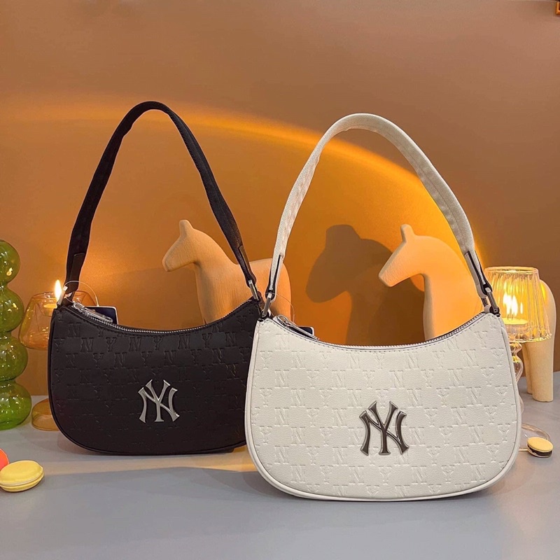 Túi kẹp nách da in chìm NY