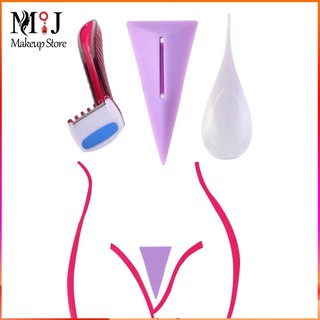 [Kesoto] Bikini Bikini Bikini Line Tông đơ Privates Cạo râu Stencil và Skin Women