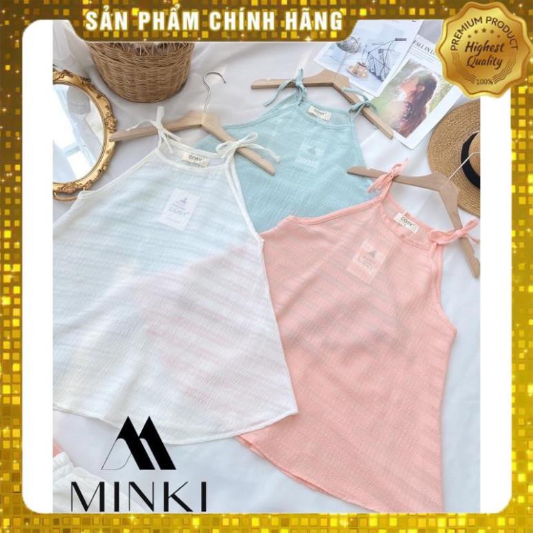 [MÃ XIA FREEHIP] SET ÁO YẾM QUẦN SUÔNG - Chất liệu Voan Vân chìm - Màu Trắng/Xanh/Hồng - [THIẾT KẾ]