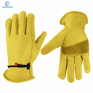 Găng tay da bò chống trượt chuyên dụng khi làm việc