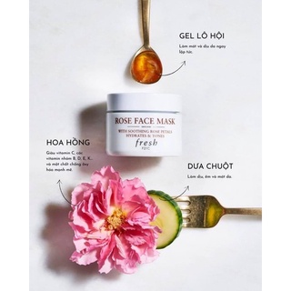 Mặt nạ FRESH ROSE FACE MASK 100ml