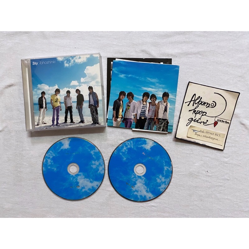 tvxq Dbsk album nhật Sky gồm CD DVD mini booklet