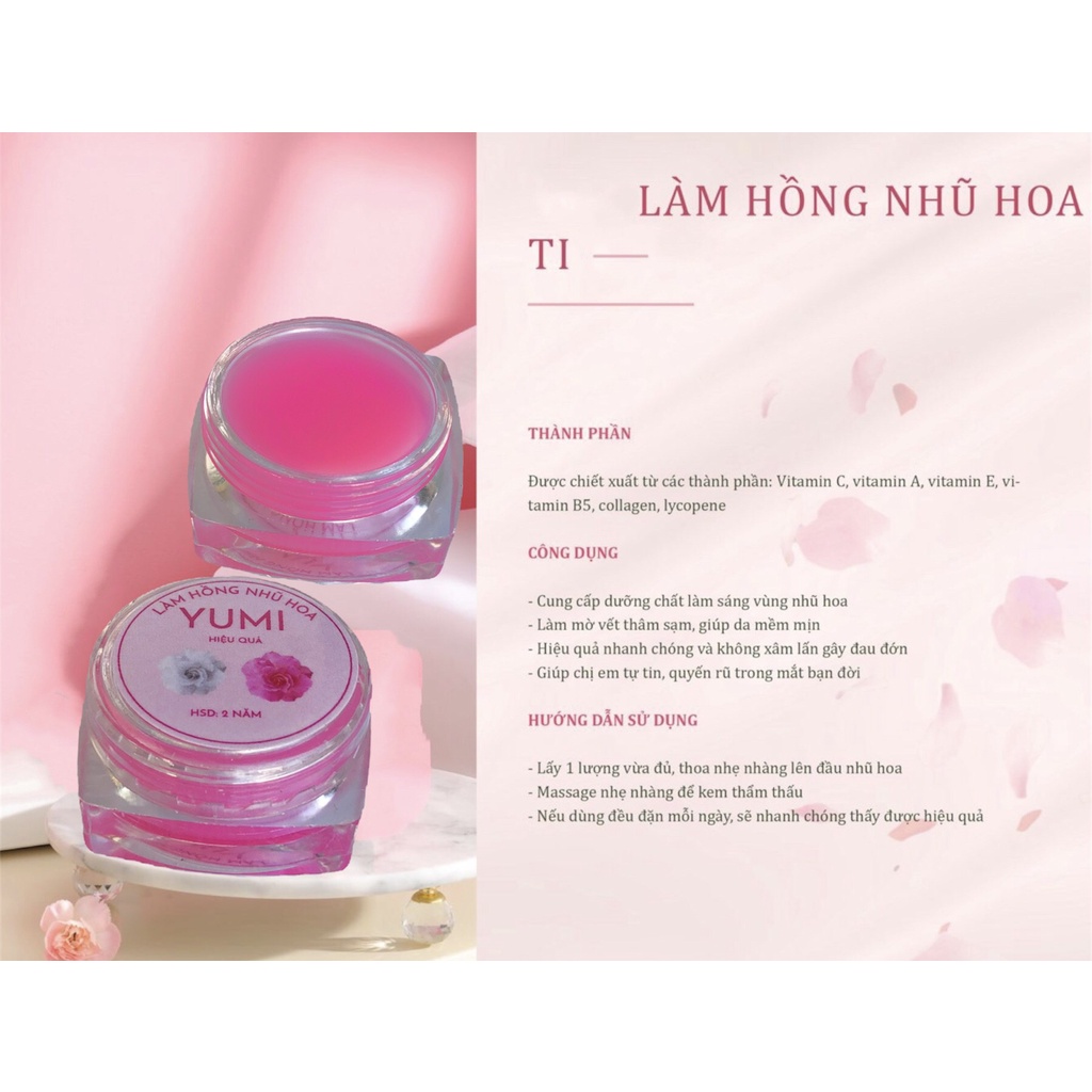 Kem Làm Hồng Nhũ Hoa, Khử Thâm Nhũ Hoa,Cho Phụ Nữ Tự Tin Quyến Rũ