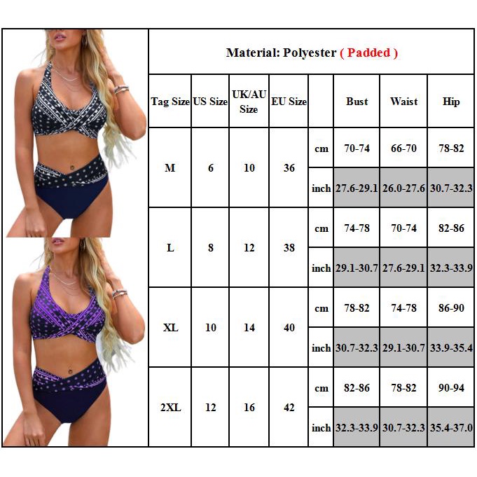 Bộ Bikini Hai Mảnh Họa Tiết Hoa Lá Quyến Rũ Cho Nữ