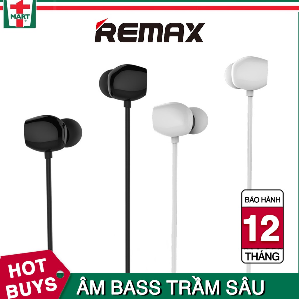 Tai nghe earbud âm trầm của Remax hàng chính hãng RM-550