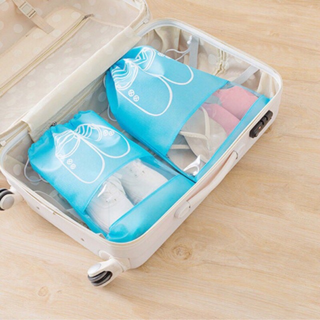 Túi rút để giày di du lịch size TO - 41x31cm - Nhiều màu GIÁ TỐT