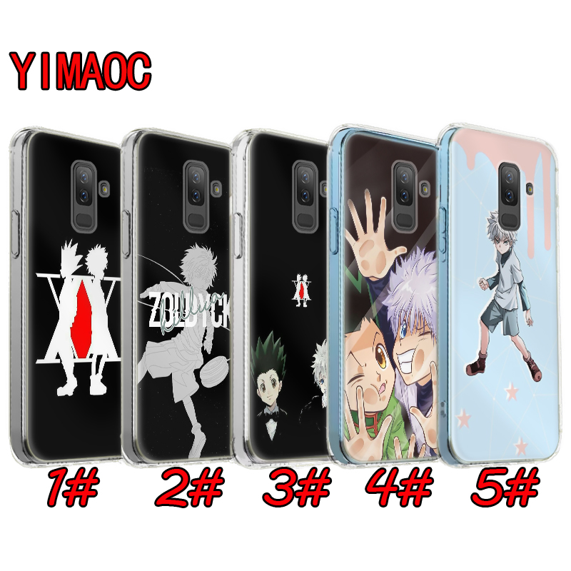 Samsung A01 EU A5 2017 A6 Plus 2018 A7 A8 A9 M20 M31 A71 TPU transparent Soft case 32GBY hunter x hunter logo