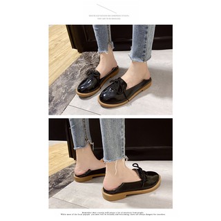 [ORDEER] Giày da nữ  kiểu dáng  thời trang cá tính
