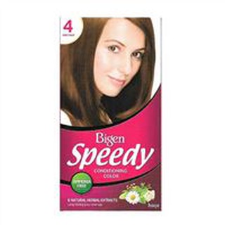 Thuốc nhuộm tóc thảo dược Bigen Speedy 4 Chestnut Nâu Hạt Dẻ