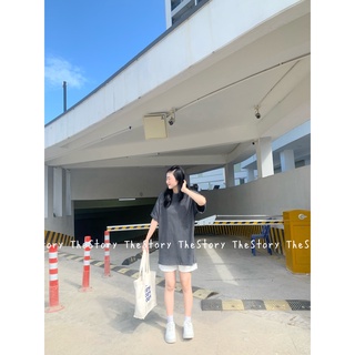 Áo thun nữ oversize trơn [STORY] A2388 (ảnh thật)