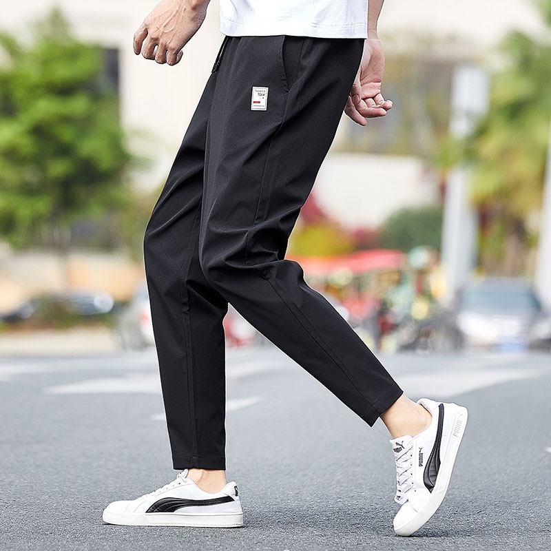Quần Dài Nam Ống Đứng Lưng Phối Túi Thời Trang Hàn