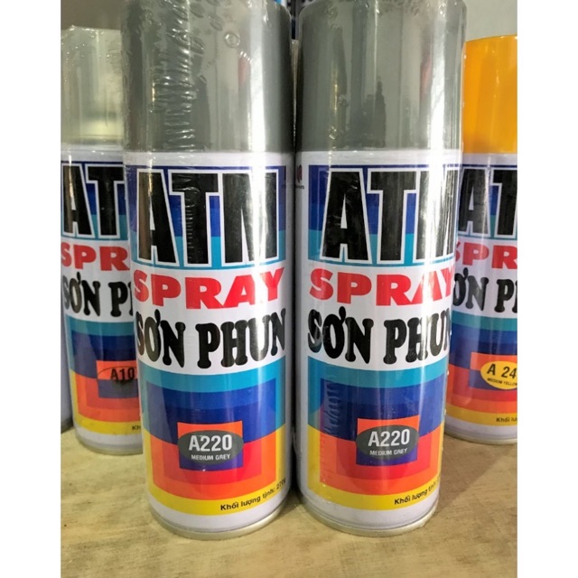 Sơn xịt ATM Spray Đủ Màu Giá sỉ (Màu gì k có trong bảng các bạn nt hỏi màu nhé)