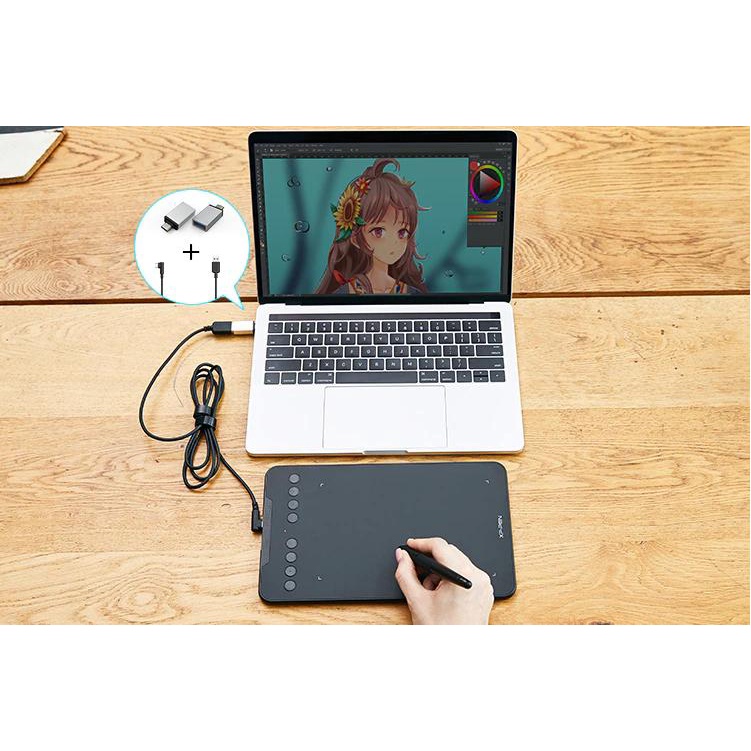 Bảng Vẽ Điện Tử XP-PEN Deco Mini7 Android Hỗ Trợ Cảm Ứng Nghiêng