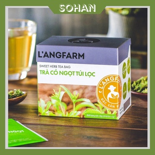Trà cỏ ngọt L'ANGFRAM 20 tép túi lọc - Thuộc LANGFRAM