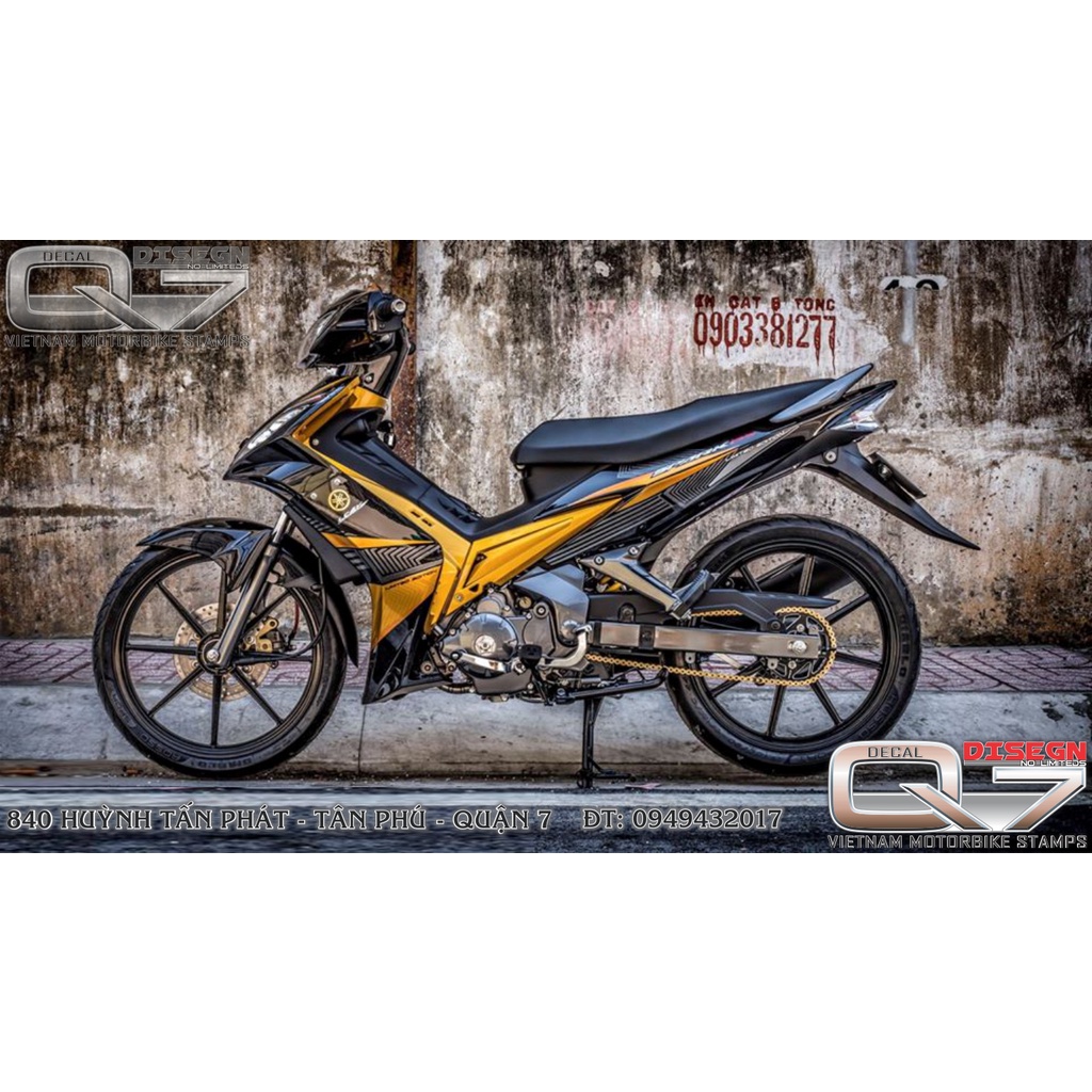 TEM RỜI EXCITER 2010 VÀNG ĐEN