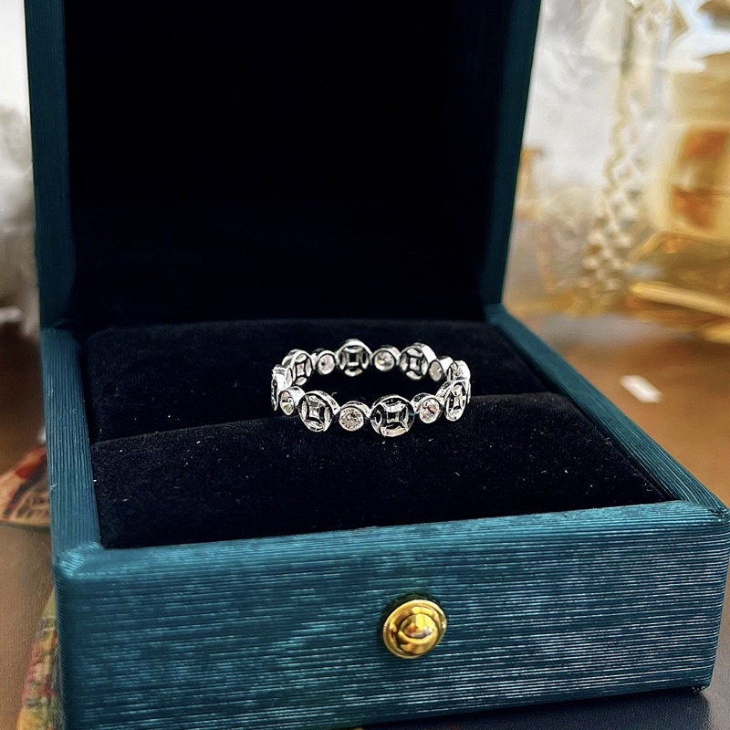 Nhẫn kim tiền bạc nữ N031 - Trang Sức MINA JEWELRY