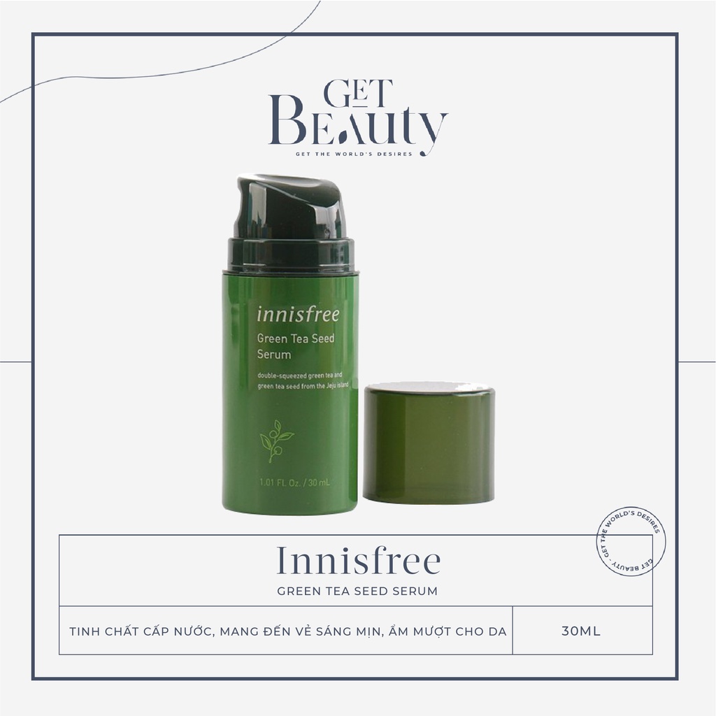 TINH CHẤT DƯỠNG ẨM INNISFREE GREEN TEA SEED SERUM 30ML | 50ML