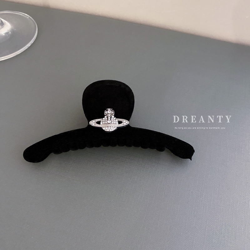 Kẹp Cá Mập Đính Kim Cương Giả Phong Cách Pháp Cổ Điển Thời Trang Ha