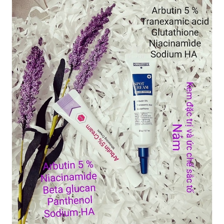 Kem giãm nám Spot Cream Melasma Remover Glutanex