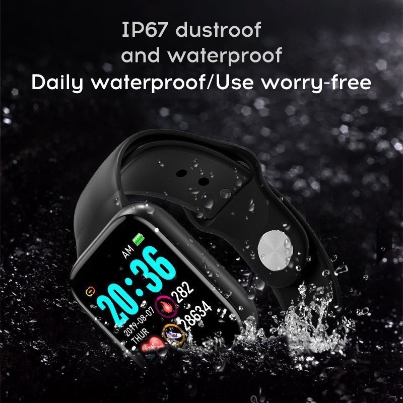 Đồng Hồ Thông Minh Y68 D20 Kết Nối Bluetooth PK T900 X8 MAX W27 W37 T600 M6 X7 P8 Và Phụ Kiện
