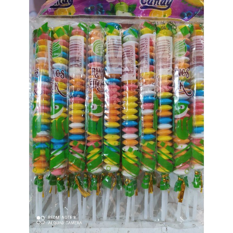 Vỉ 30 xiên kẹo xê trái cây cực ngon