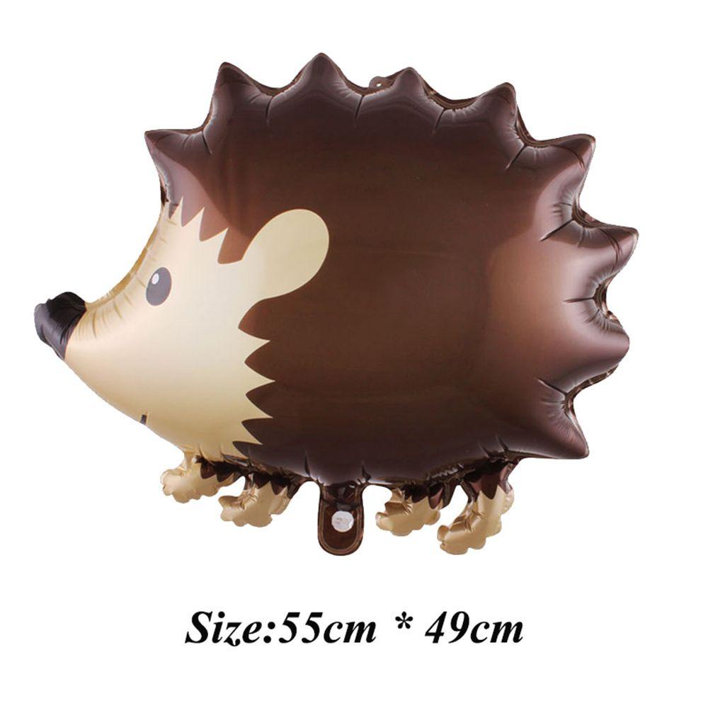 Bong Bóng Bơm Hơi Hình Nhím &amp; Chú Sóc Màu Ngà Dùng Để Trang Trí Tiệc Sinh Nhật