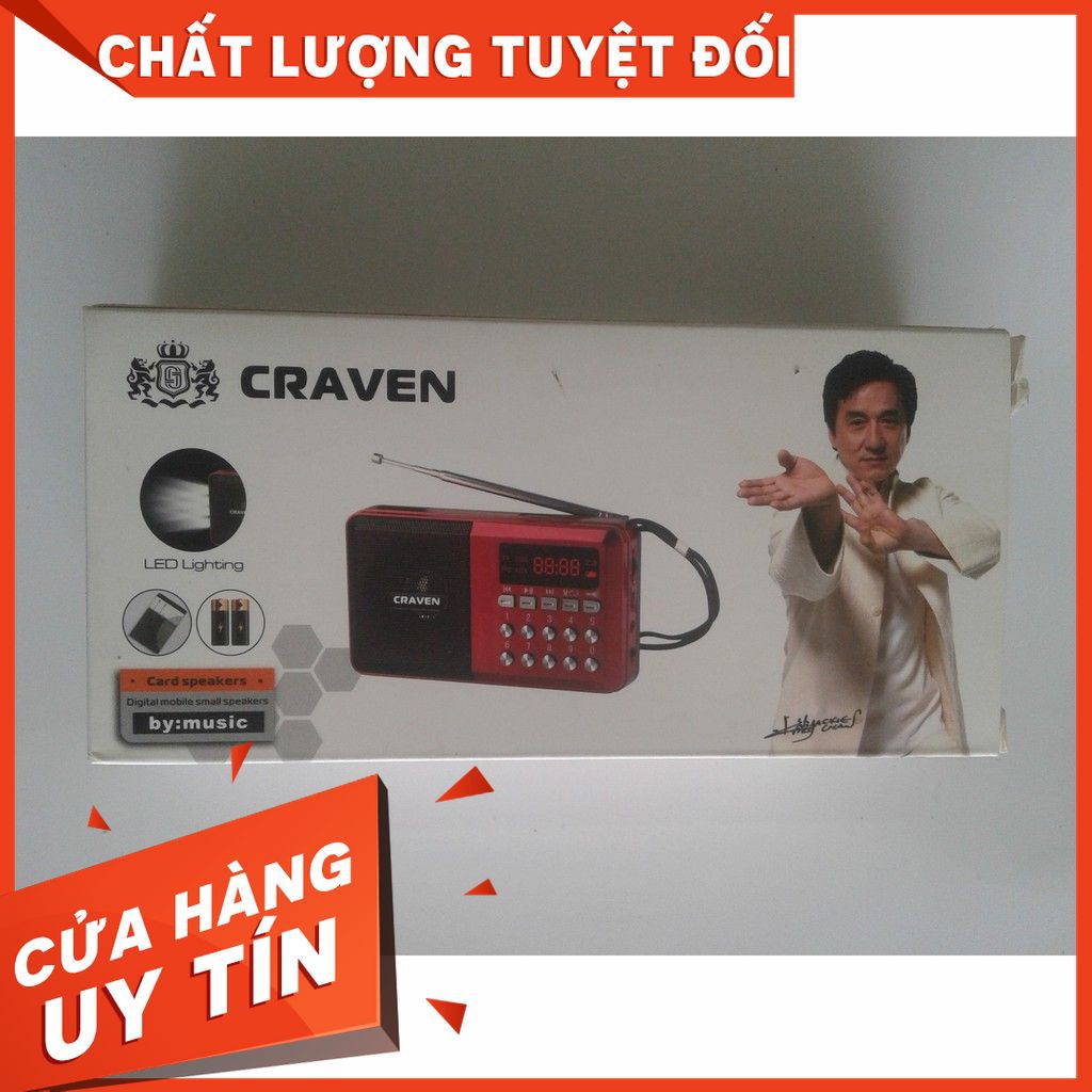 Loa cắm usb, thẻ nhớ, FM Craven CR-65